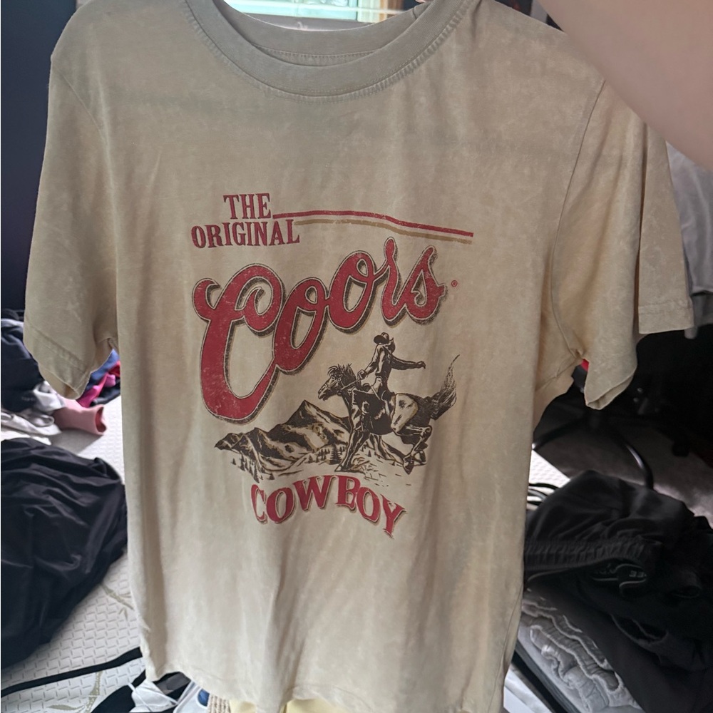Coors Cowboy Beige Short Sleeve Tee
